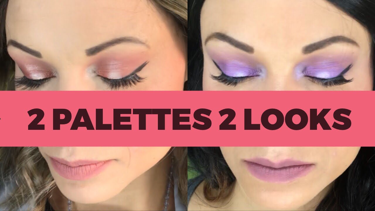 2 Palettes 2 Looks | Rimmel Crimson & Electric Violet Palettes 🎨