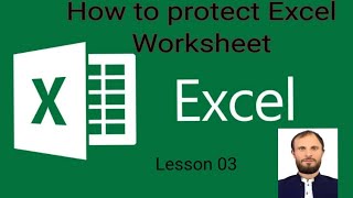 How to protect an Excel Worksheet?                     Lesson 03 / in Pashto 