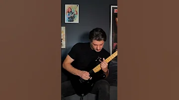 Iron Maiden - Wasted Years Guitar Solo with 1986 Charvel Model 1   #ironmaiden