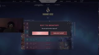Sinatraa streaming YT videos instead of Valorant