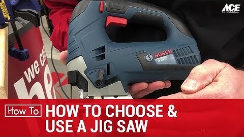 How To Choose and Use A Jig Saw - Ace Hardware