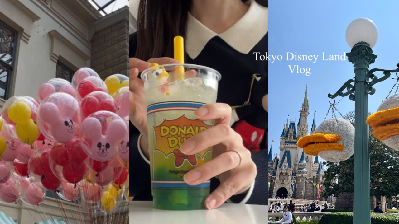 Disney vlog｜はじめてのひとりディズニー🐥｜のんびりランドを楽しむ1日🌳