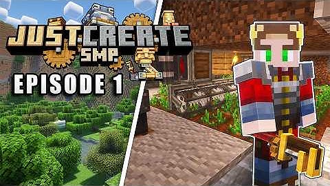 Getting Started in Minecraft Just Create SMP! [#1]