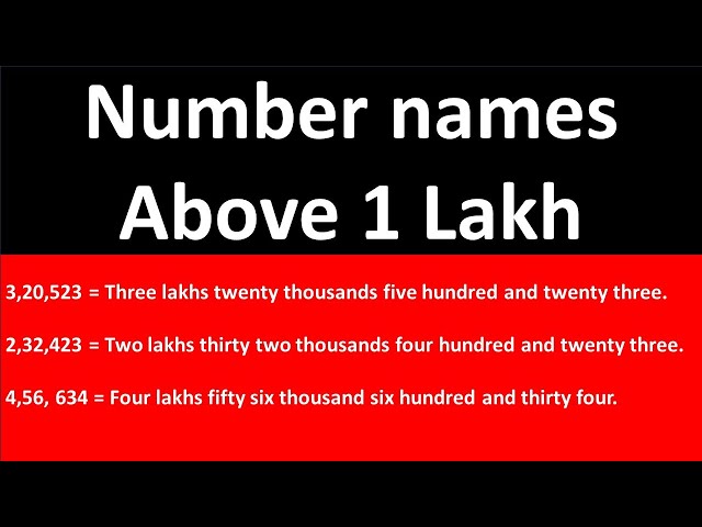Three Lakh Thirty Three Lakhs In Number