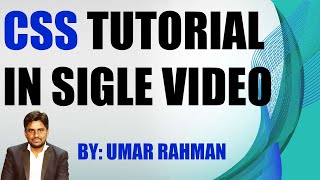 CSS Full Tutorial in single Video | CSS Tutorial for beginners -2023
