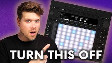 Ableton Push 3-instellingen nu UITSCHAKELEN! (Belangrijk!)