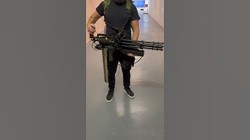 M134 Minigun from predator/Terminator #minigun #airsoft #terminator #predator #cod #warzone #mw