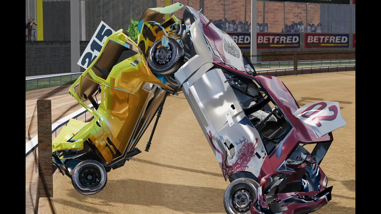 Beam NG Banger Racing Compilation  (Test Video)