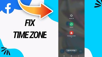 How To Fix And Solve Time Zone On Facebook App