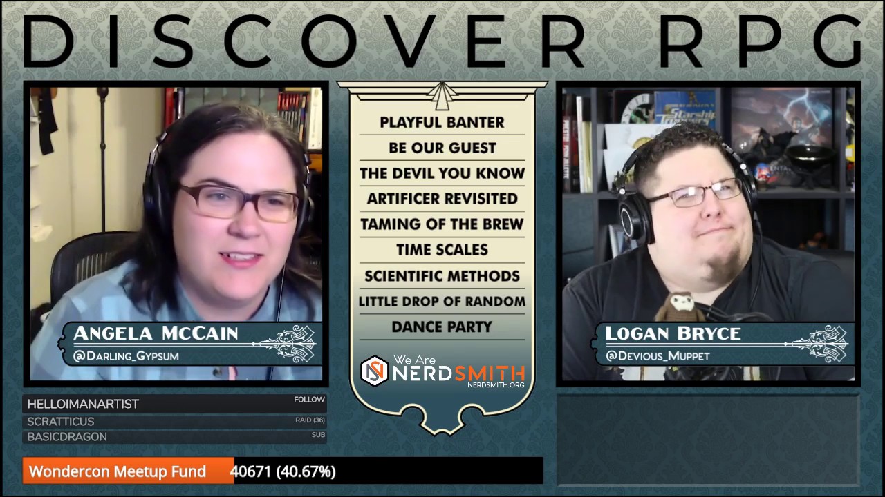 Discover RPG Live Stream (Mar 13, 2019)