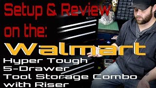 Hyper Tough 5-Drawer Tool Storage Combo with Riser Setup & Review