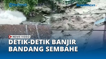 Terekam Kamera Detik detik Banjir Bandang di Wisata Pemandian Sembahe Deliserdang
