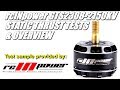 rcINpower GTS2308-2150KV Thrust Tests -Big Motor Big Torque