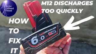Milwaukee M12 6Ah Battery Not Working? Fixing Cell Imbalance