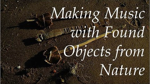 Making Music with Found Objects from Nature
