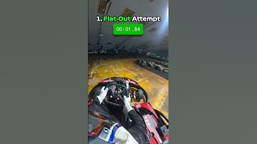 Taking a corner FLAT OUT can be SLOWER. Here