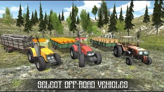 Traktör oyunu - Offroad Farming Tractor Cargo screenshot 5