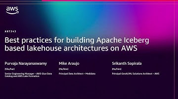 AWS re:Invent 2025 - Best practices for building Apache Iceberg based lakehouse architectures on AWS