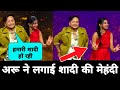 Arudeep love moment today episode  super star singer 3  pawandeep arunita shadi