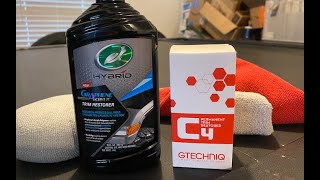 Turtle Wax Graphene Acrylic Trim Restorer vs Gtech C4 Trim Restore