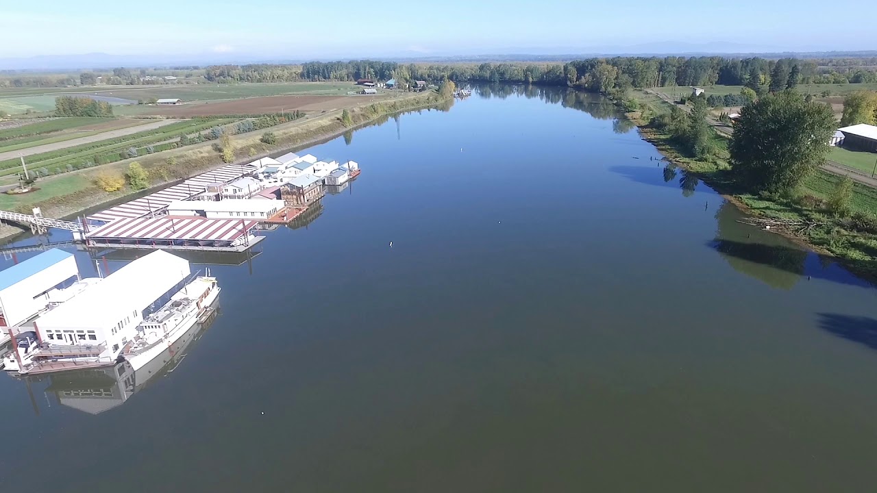 multnomah-channel-fly-over-near-scappoose-oregon-youtube