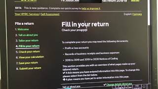 How Do I Complete A SelfAssessment Tax Return? OnScreen Walkthrough