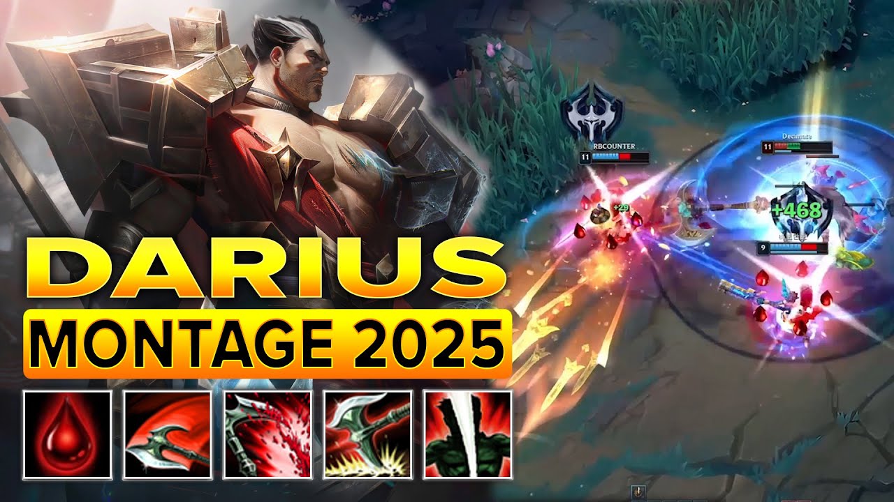 Монтаж Дариуса 2025 - Высокий Эло Дариус играет 15 сезон