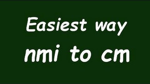 Convert Nautical Mile to Centimeter (nmi to cm) - Formula, Example, Convertion Factor