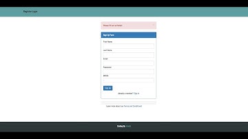 HOW TO CREATE REGISTRATION AND LOGIN FORM IN PHP USING PHPMYADMIN AND XAMPP SERVER  (PART - 2)