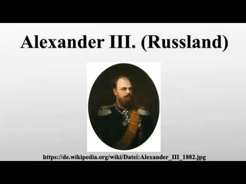 Video: Warum Alexander III. Als Friedensstifter Bezeichnet Wurde