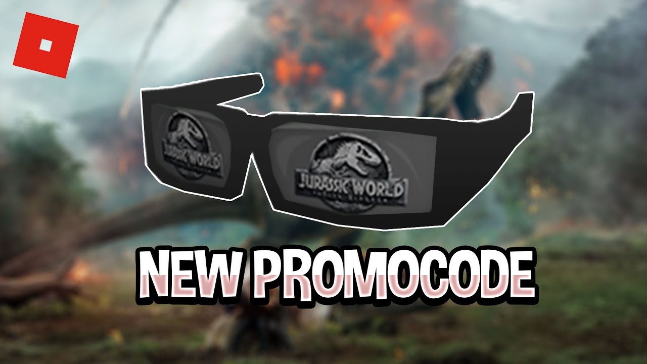 Promocode How To Get Jurassic World Sunglasses Roblox Youtube - jurassic world logo roblox