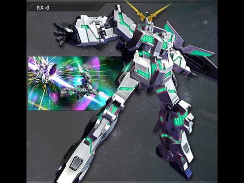 Gundam Vs Gundam Next Plus Rx 0 Awakened Unicorn ユニコーンガンダム 覚醒仕様 Youtube