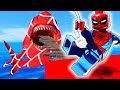 Shark Attack Stunt Race - LEGO MAVEL Challenge Motorcycle Obstacle Course