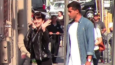 Brunette Shailene Woodley Brings Her HOT Boyfriend...