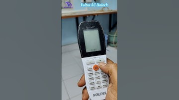 Voltas AC Unlock Code 🧑‍🔧Voltas AC Unlock kaise karen #shortvideo #shortsfeed #viralvideo #trending