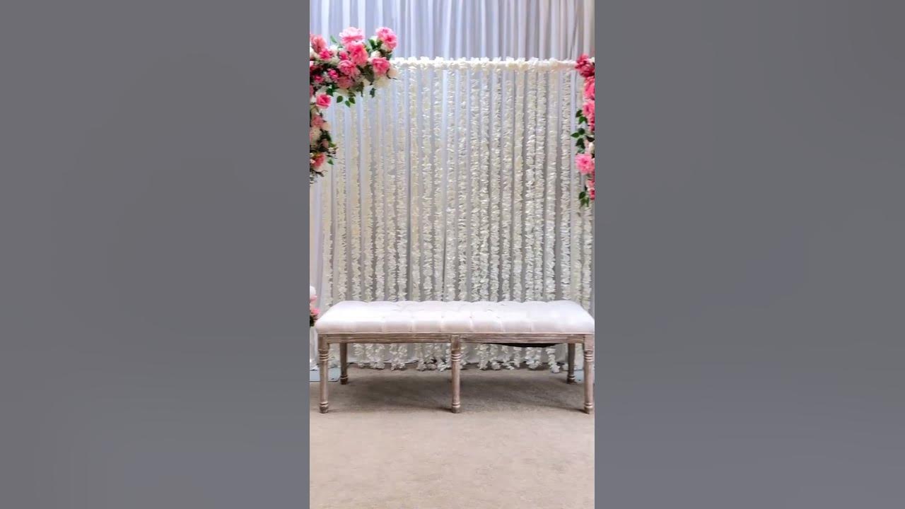 nikkah backdrop shorts youtubeshorts wedding backdrop decor YouTube
