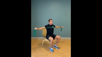 Seated Band Pull Apart for Better Posture and Shoulder Strength