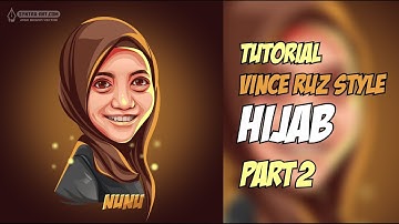 Tutorial Vince Ruz Style - Hijab | Part 2 [Tracing]