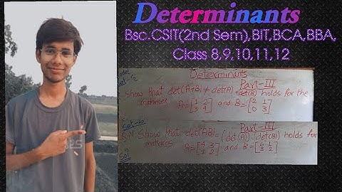 Determinants part-III #importantquestion #ModelQuestionSolution