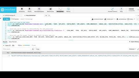 Scoring Recording Snowflake