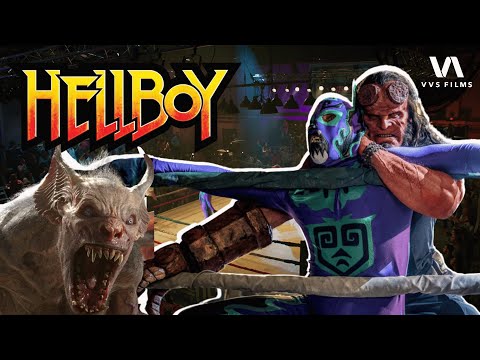 HELLBOY VS CAMAZOTZ | Movie Clip 4K