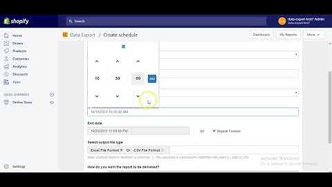 How to create a FTP Schedule