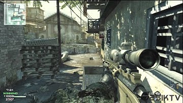 MW3: Sniping gameplay FFA (30-4) - Sik Sensei gameplay/commentary
