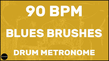 Blues Brushes | Drum Metronome Loop | 90 BPM
