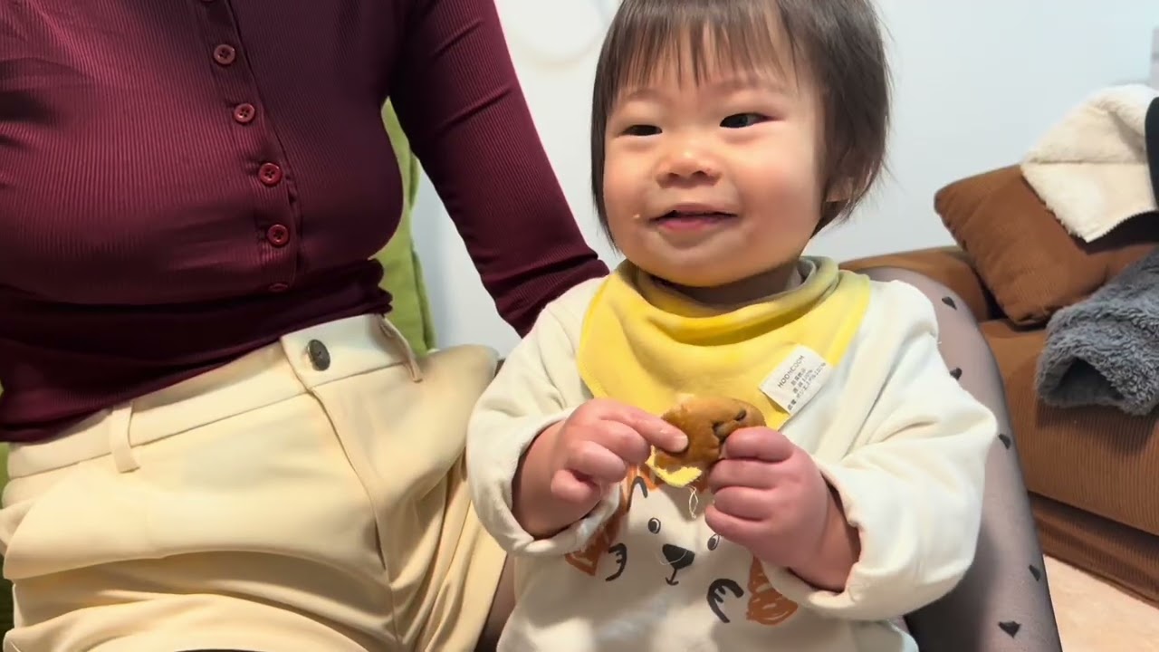 朝から元気な息子👶☀️