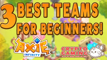 AXIE INFINITY - 3 BEST TEAMS FOR BEGINNERS!
