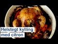 Opskrift: Helstegt kylling med citron, hvidløg og rodfrugter - REMA 1000 Danmark
