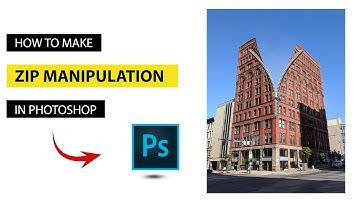 How to make Building Zip Manipulation - Photoshop Tutorial