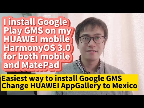 2023 Simplest way install Google Play GMS on HarmonyOS 3.0 HUAWEI P50 P40 Mate50 Mate40 EMUI12 13 11
