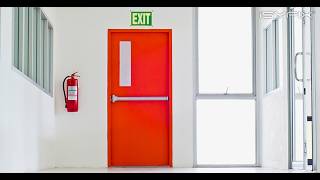 iSYFIX Exit Sign Glow-in-the-Dark - 10x7 Inch - 1 Pack - 100% Rust Free .040 Aluminum Signs